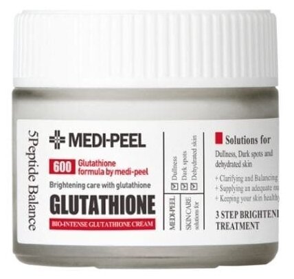 Осветляющий крем против пигментации MEDI-PEEL Bio Intense Glutathione White Cream