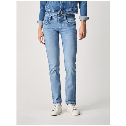 фото Джинсы женские, pepe jeans london, артикул: pl204159, цвет: (vw7), размер: 31/32