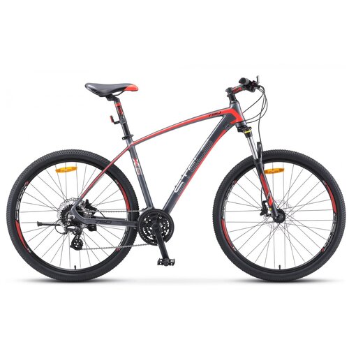 Велосипед горный Stels Navigator 750 D V020 антрацитовый с колесами 275 рама 16 4447000₽