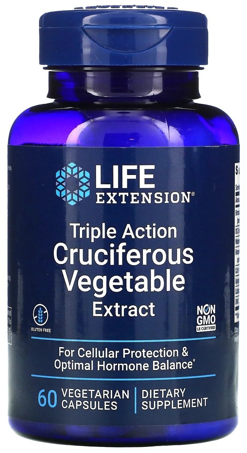 Life Extension Triple Action Cruciferous Vegetable Extract (экстракт крестоцветных растений тройного действия) 60 вег. капсул