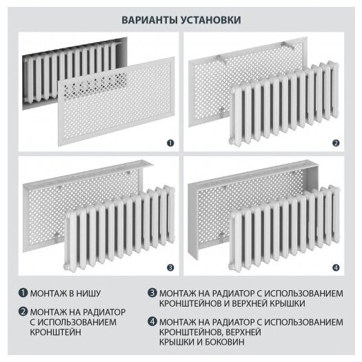 Экран для радиатора Стильный Дом Готико v545950 - фотография № 4