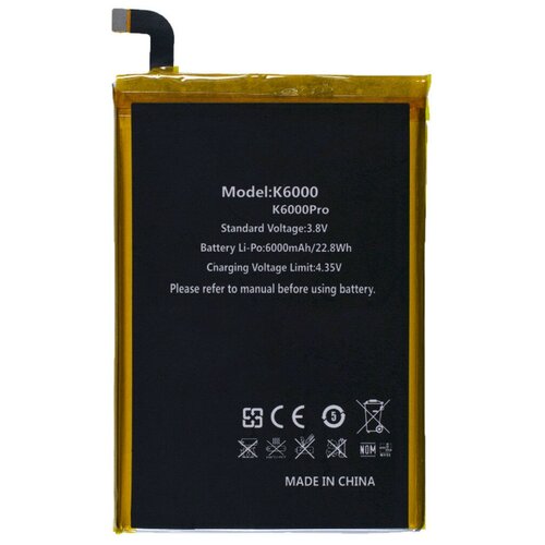 Аккумулятор батарея для Oukitel K6000, Oukitel K6000 Pro силиконовый чехол сакура на oukitel k6000 pro оукитель к6000 про