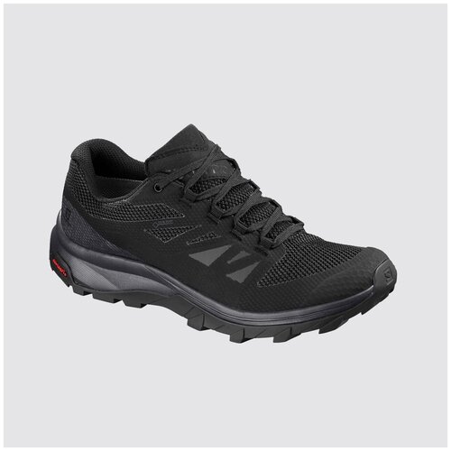 фото Кроссовки salomon outline gtx, демисезон/лето, мембранные, размер uk 7.5; eur 41 1/3; usa 8; 26 см (примерно на российский 40*), серый, черный