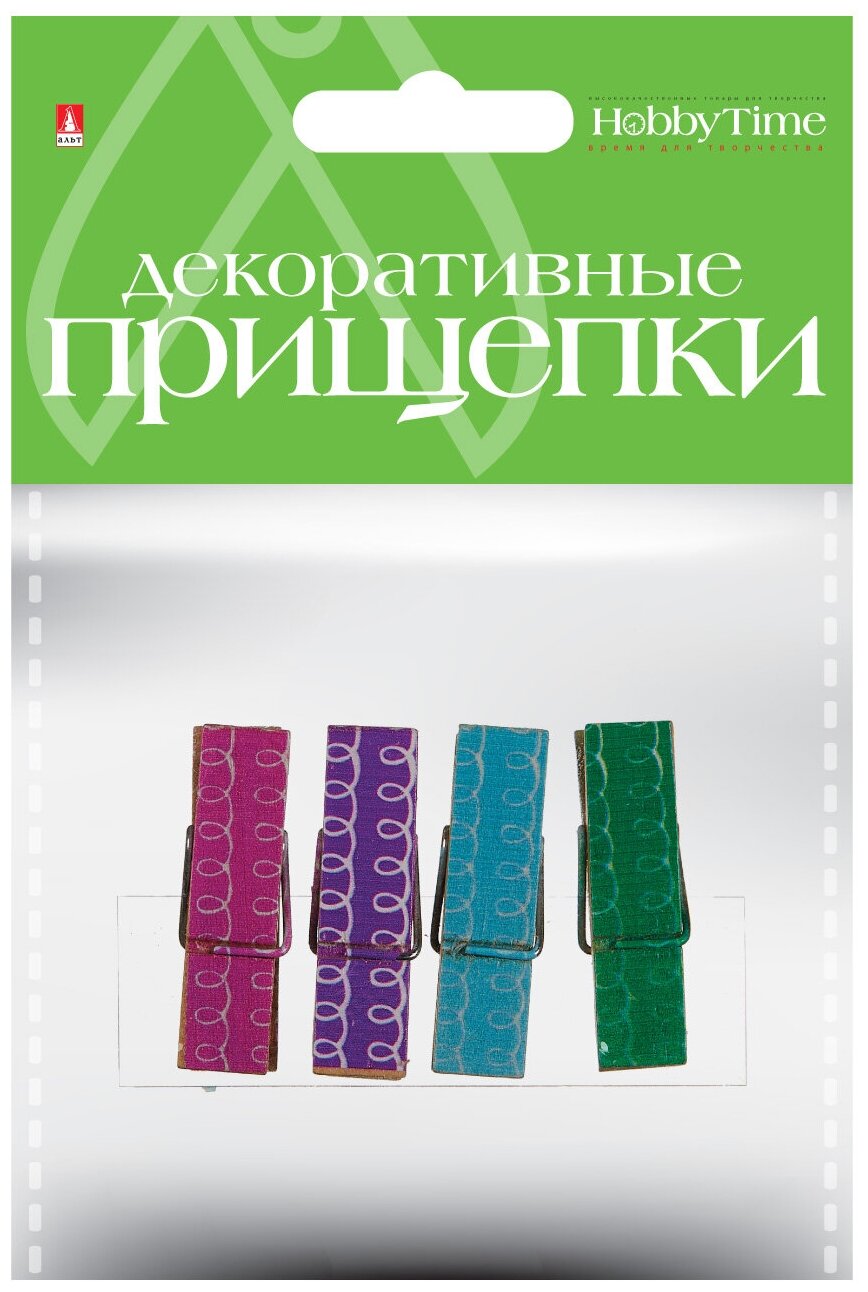 Декоративные прищепки. Набор №18 "пружинки", Арт. 2-360/18