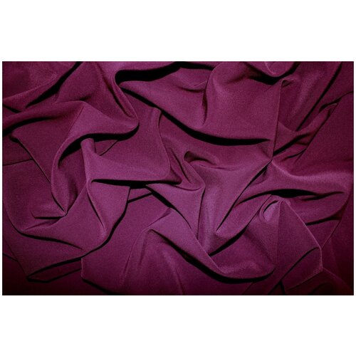 фото Сорочечная ткань для шитья тиси (35%хб, 65%пэ), текса вей, плотность 120г/м3, ширина 1,5*5, вишня нет бренда