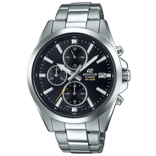 Наручные часы CASIO Японские наручные часы Casio Edifice EFV-560D-1A, черный