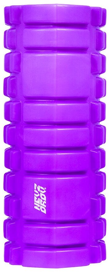 Ролик массажный валик для фитнеса Nevzorov Team 33х14 см фиолетовый - фотография № 6