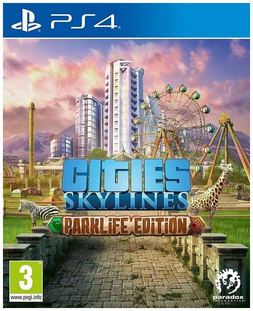 Cities Skylines - Parklife Edition (PS4 Русские субтитры)