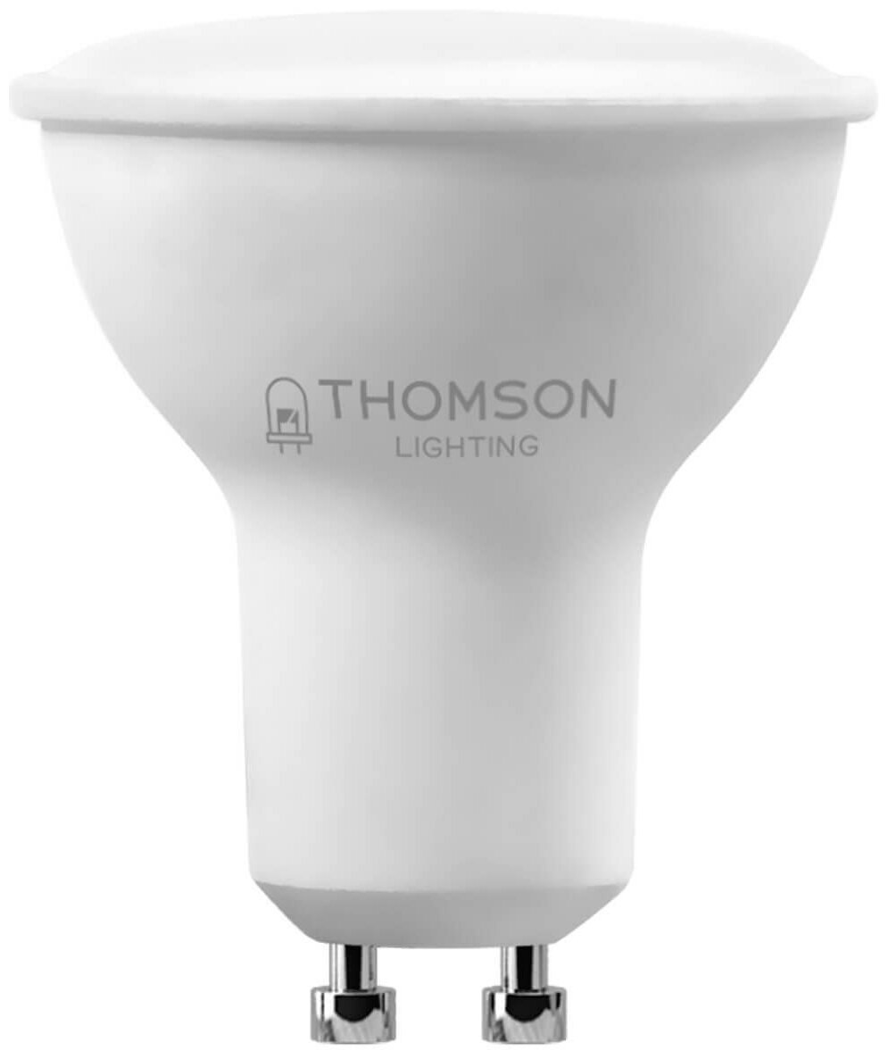 Лампочка Thomson TH-B2056 10 Вт, GU10, полусфера 4000K, MR16, нейтральный белый свет