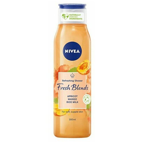 Nivea Гель для душа Абрикос Fresh Blends, 300 мл, Nivea