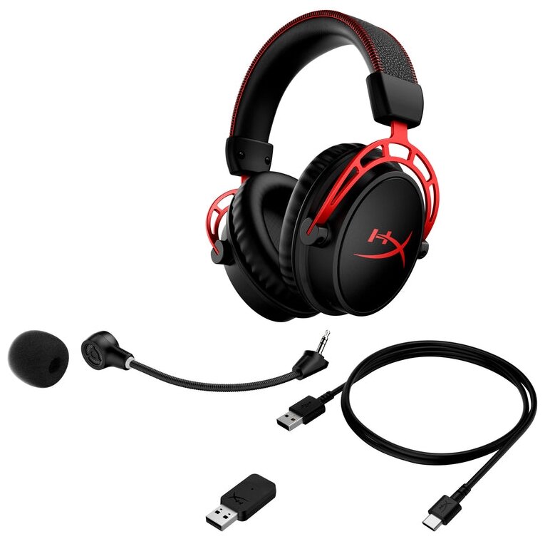 Беспроводная игровая гарнитура HyperX Cloud Alpha Wireless с технологией DTS 4P5D4AA