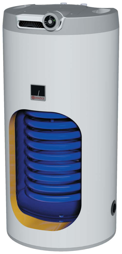 Накопительный косвенный водонагреватель Drazice OKC 125 NTR, белый - фотография № 2