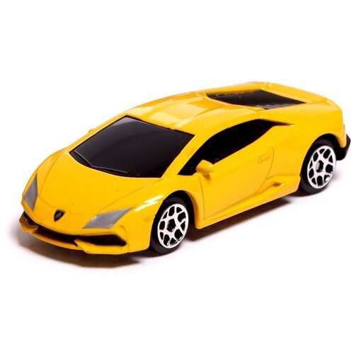 Легковой автомобиль Автоград Lamborghini Huracan LP610-4, 7335844/7335845 1:64, 7 см, желтый легковой автомобиль rmz city lamborghini huracan lp610 4 344995 1 64 9 см зеленый