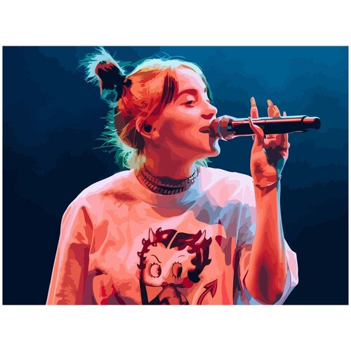 Картина по номерам на холсте Billie eilish - 3