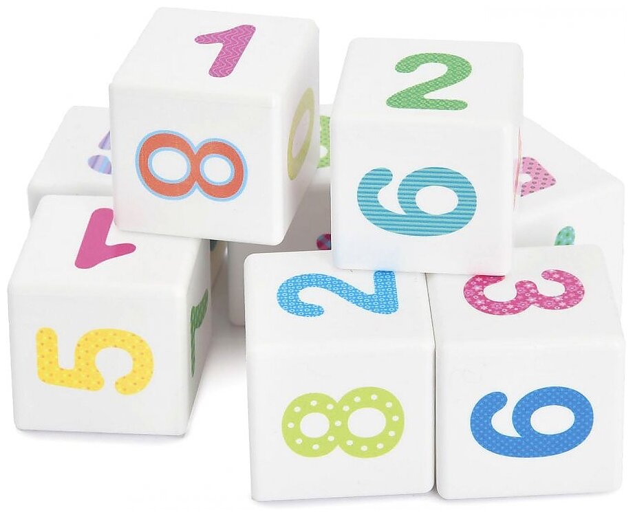 Кубики Десятое Королевство Школа дошколят Веселая арифметика, для девочек - фото №5