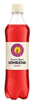 Напиток слабогазированный Сarpe Diem "Kombucha Classic", 0,50л, 1шт - фотография № 2