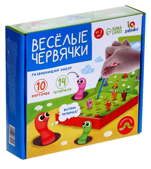 Настольная игра Zabiaka Весёлые червячки