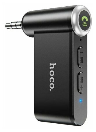 HOCO E58 Magic Bluetooth-приемник, 140 мАм, Jack 3.5мм/Bluetooth, черный