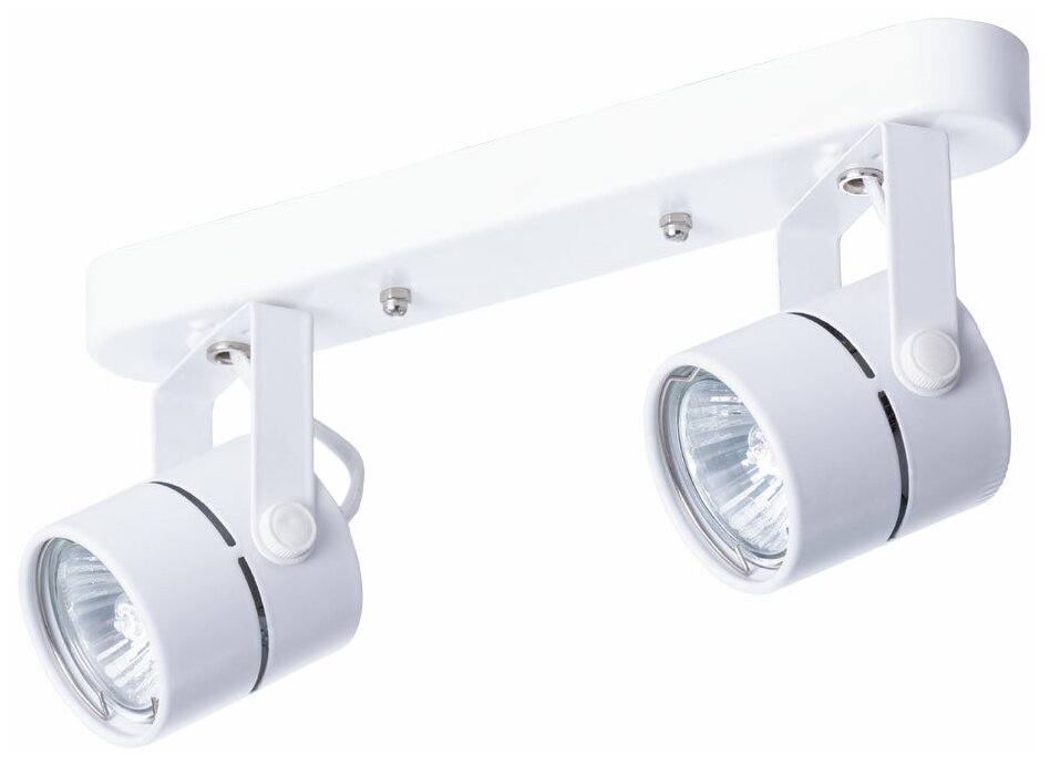 Светильник спот Arte Lamp Mizar A1311PL-2WH, GU10, кол-во ламп:2шт, Белый