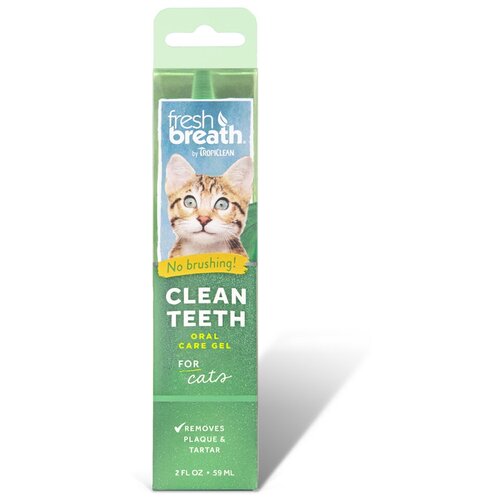 Tropiclean Гель для чистки зубов для кошек, 59 мл, TropiClean