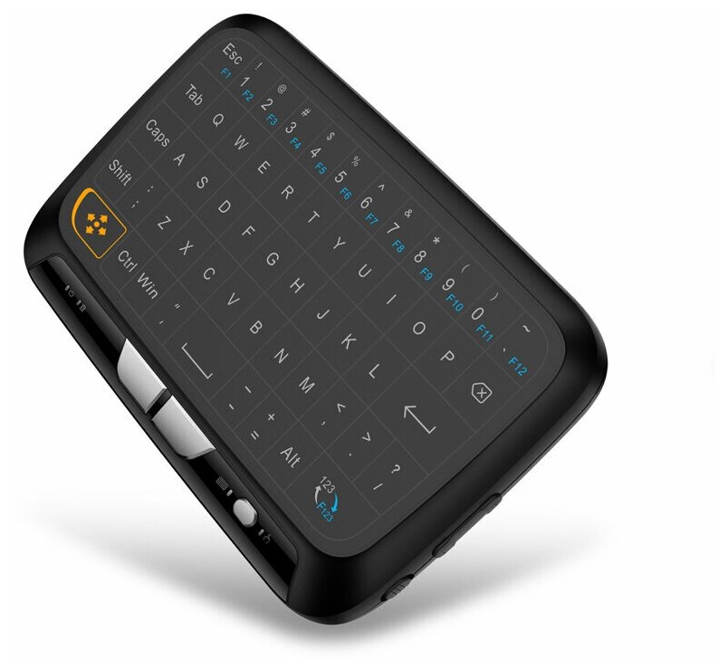 Беспроводная клавиатура OneTech H18 работает от аккумулятора заряжается от USB английская раскладка