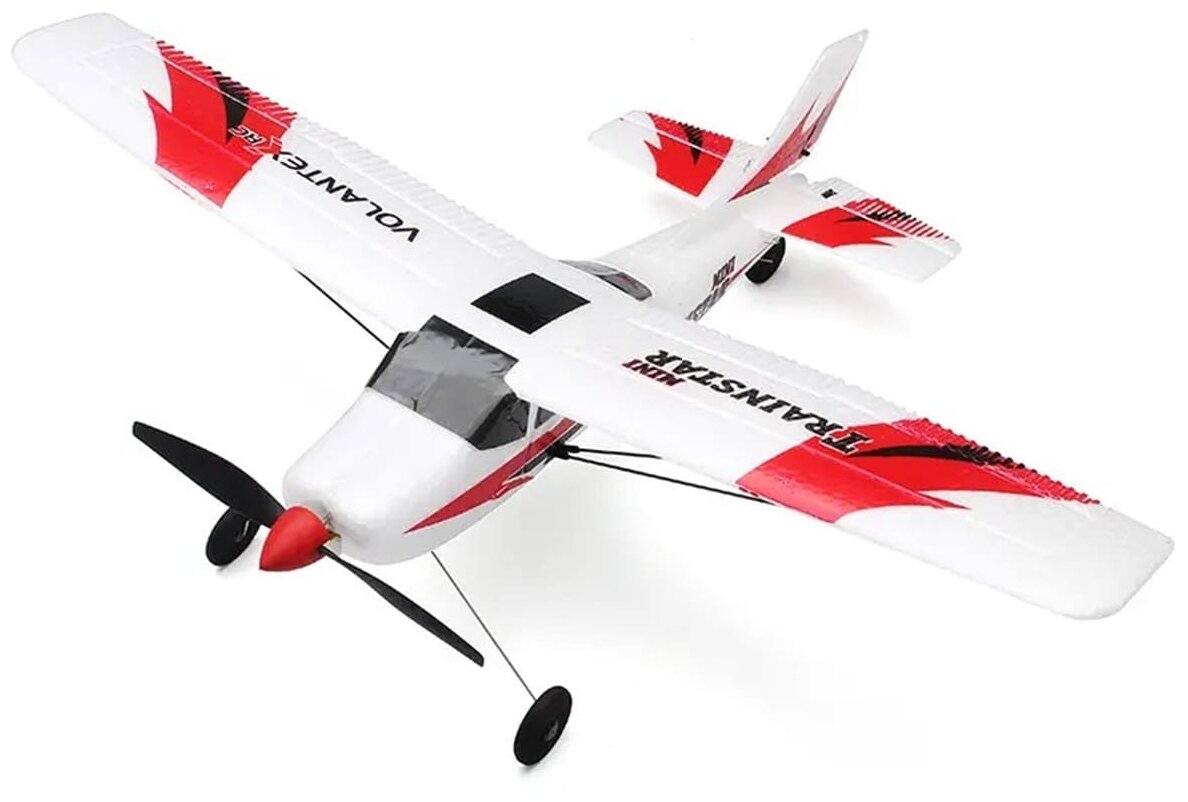 Радиоуправляемый самолет Volantex RC TrainStar Mini 400мм 2.4G LiPo RTF with Gyro