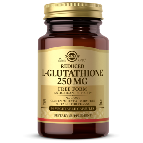 Solgar L-Glutathione (L-глутатион) 250 мг 30 капсул.