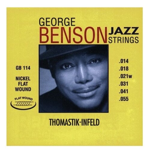 Комплект струн для электрогитары Thomastik George Benson GB114 компакт диски concord jazz george benson guitar man cd