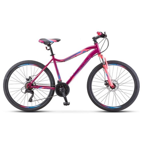 фото Горный (mtb) велосипед stels miss 5000 d 26 v010 (2020) рама 18" фиолетовый/розовый