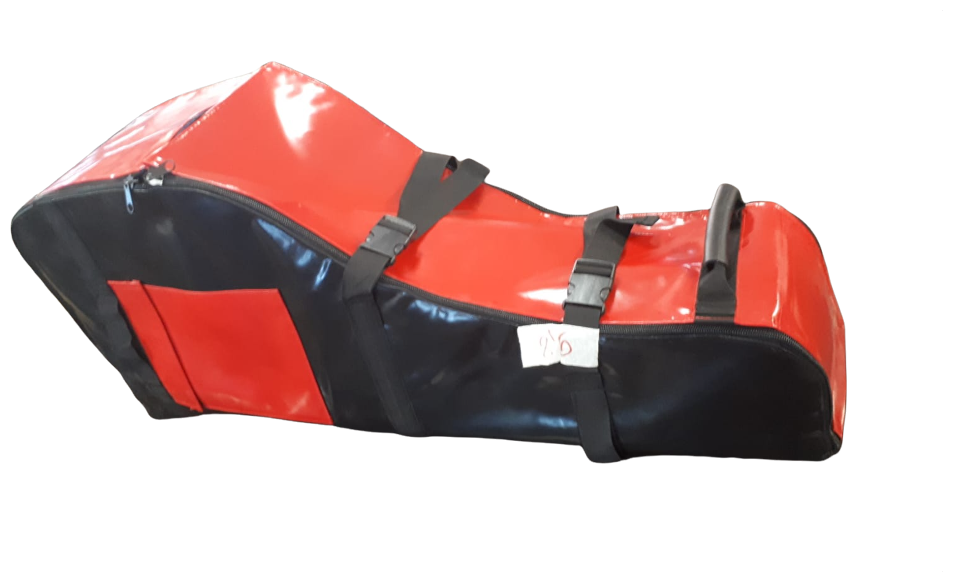 Чехол особо прочный, сумка для двухтактного лодочного мотора, 9,9 - 18 ЛС, черно-красный, Tent Fishing