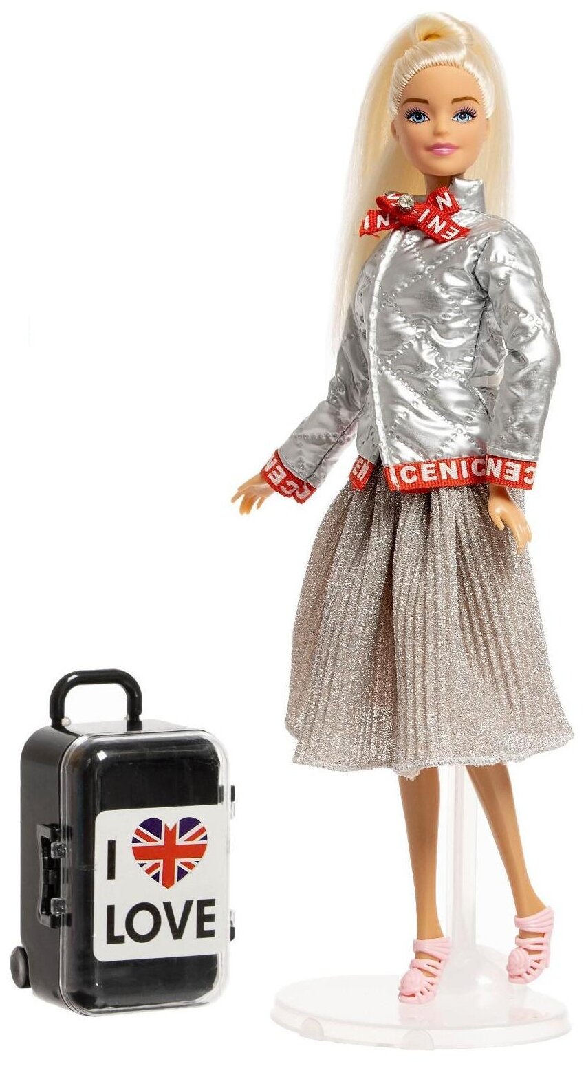 HAPPY VALLEY Кукла с чемоданом "Сандра в Англии", серия Вокруг света SL-05305 5526579