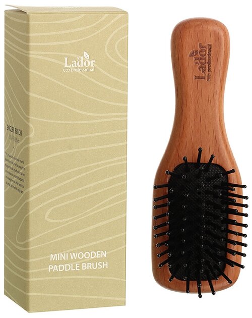 Деревянная щетка для волос Lador Mini Wood Paddle Brush