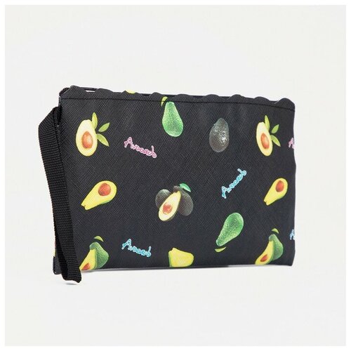 фото Косметичка на молнии, цвет чёрный recom