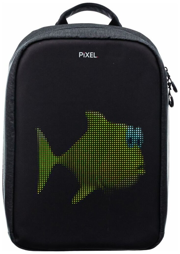 Pixel Bag Рюкзак с LED-дисплеем PIXEL MAX - GRAFIT (серый), мод. PXMAXGR02