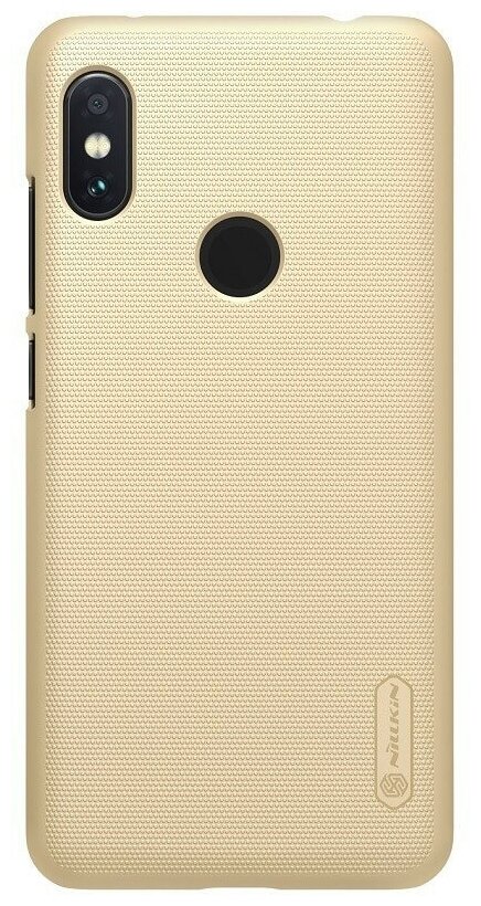 Накладка Nillkin Frosted Shield пластиковая для Xiaomi Redmi Note 6 Pro Gold (золотистая)