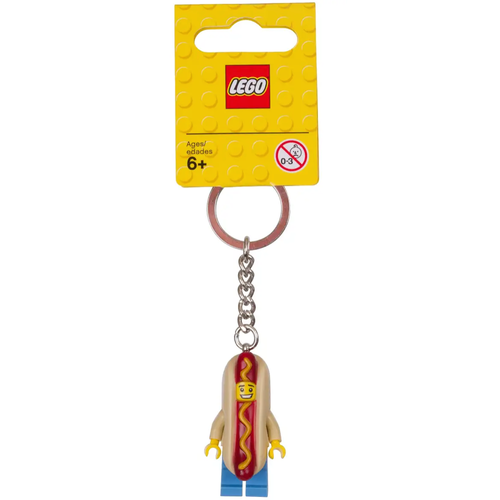 Брелок LEGO Брелок Hot-Dog, коричневый