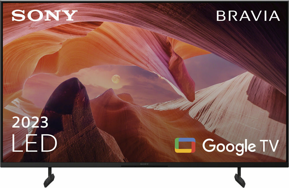 65" Телевизор Sony KD-65X80L, 4K Ultra HD, черный, смарт ТВ, Google TV