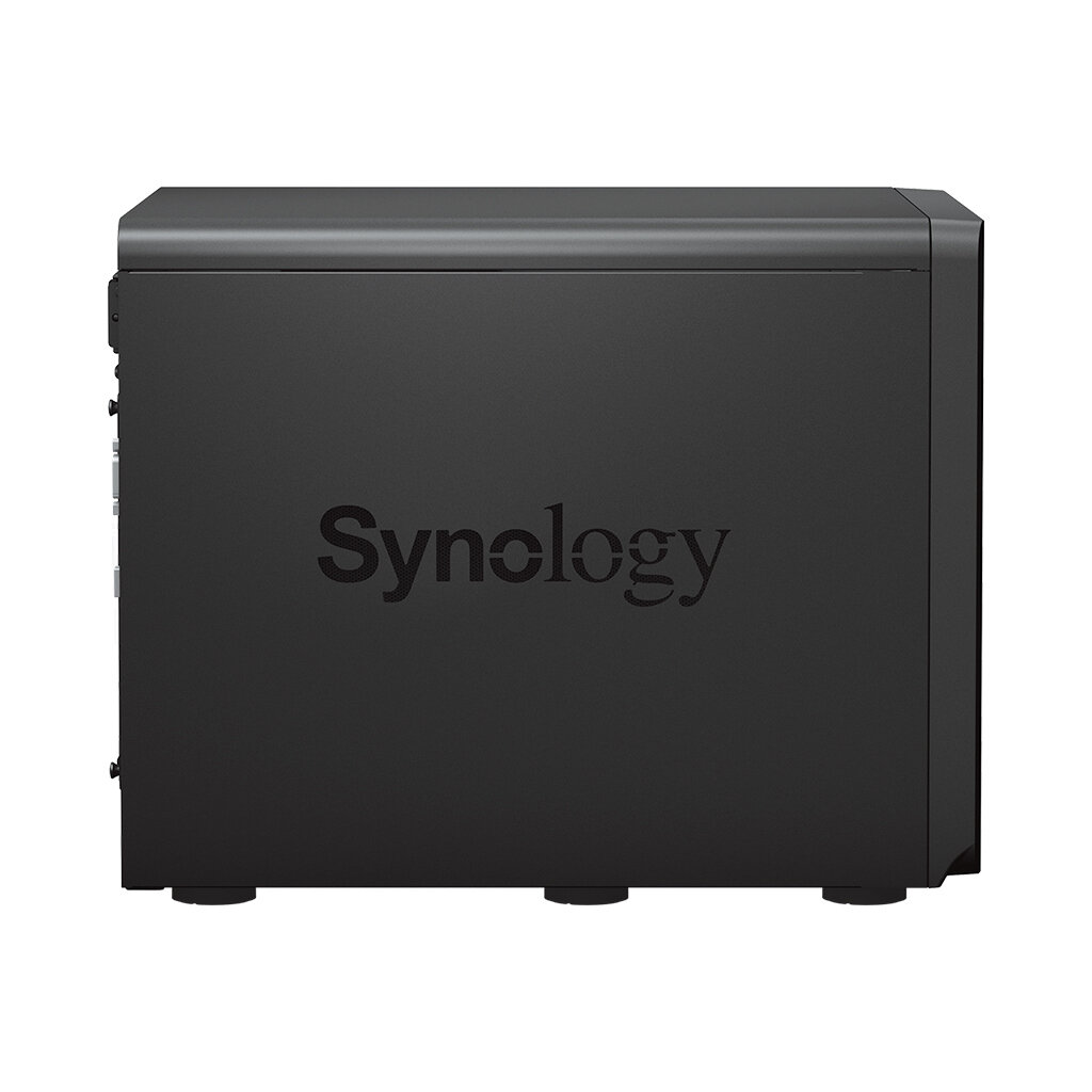 Система хранения данных Synology QC2.2GHz CPU/4GB(up to 32GB)/RAID 0,1,5,6,10/up to 12 SATA SSD/HDD (3.5" or 2.5") (up to 24 with 1xDX1222), 2xUSB3.0, 4xGbE(+1Expslot),iSCSI, 2xIPcam(upto40)/1xPS/3YW' - фото №4