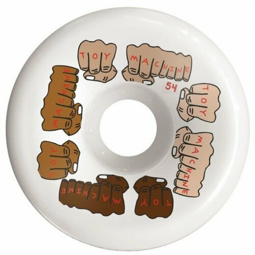 Колеса для скейтборда Toy Machine fists color c-line, размер 54 мм, жесткость 100a