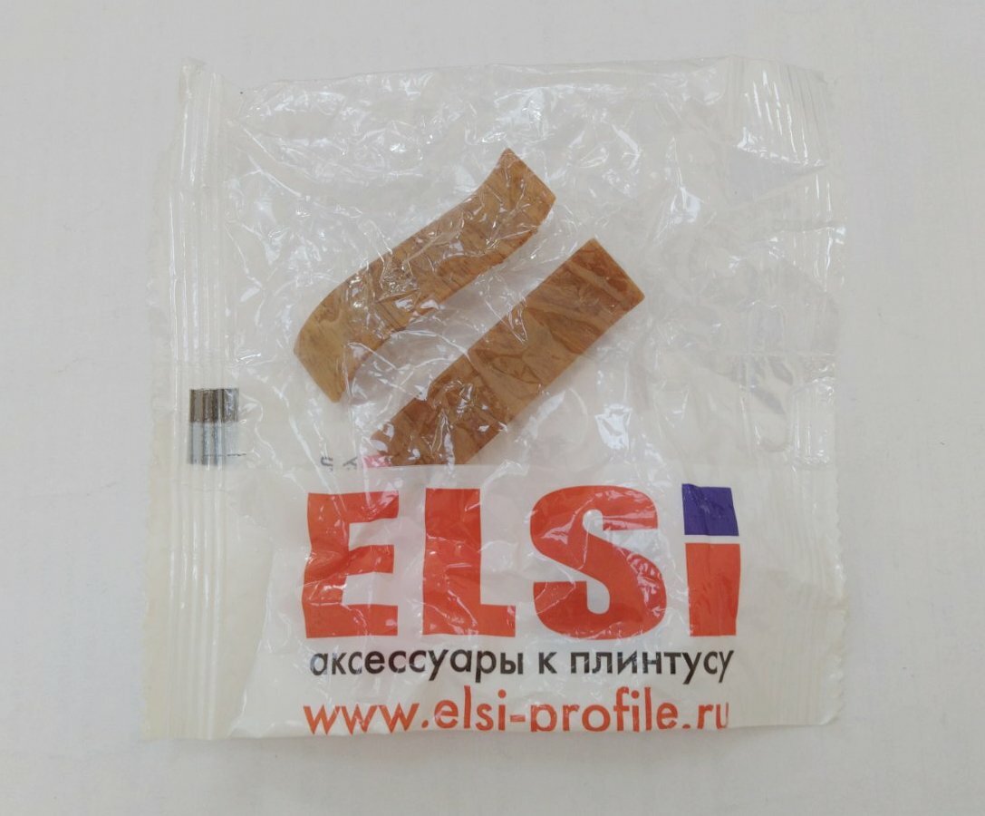 фото Соединитель для плинтуса ELSI 55мм, цвет:618 (арт.06.01.618.403) (2шт)