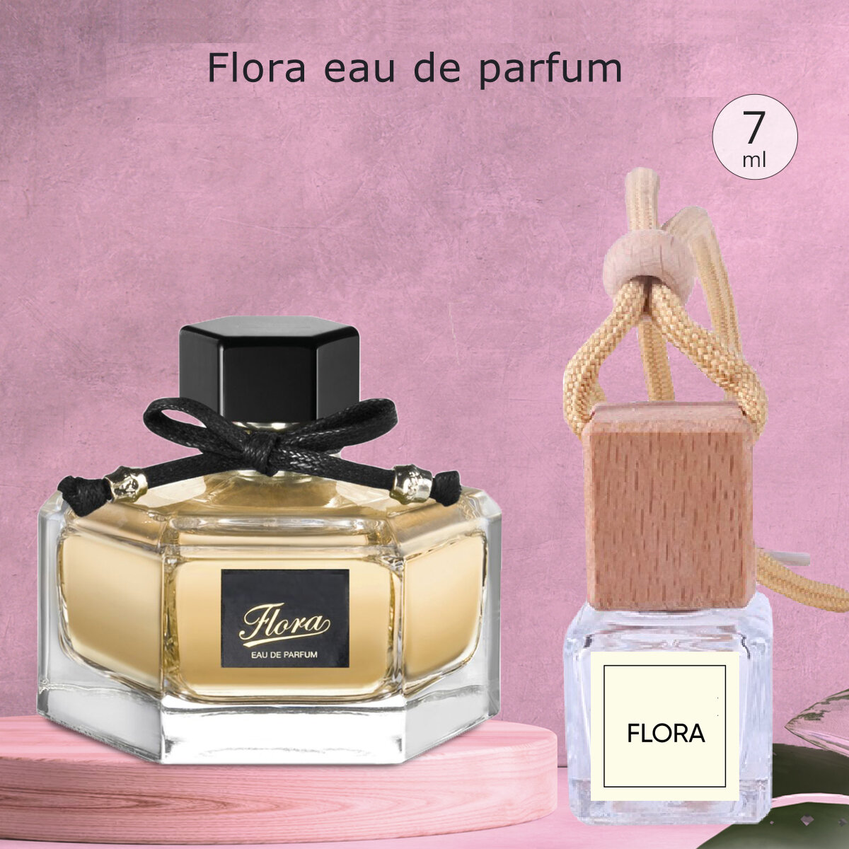 Gratus Parfum Flora Автопарфюм 7 мл / Ароматизатор для автомобиля и дома