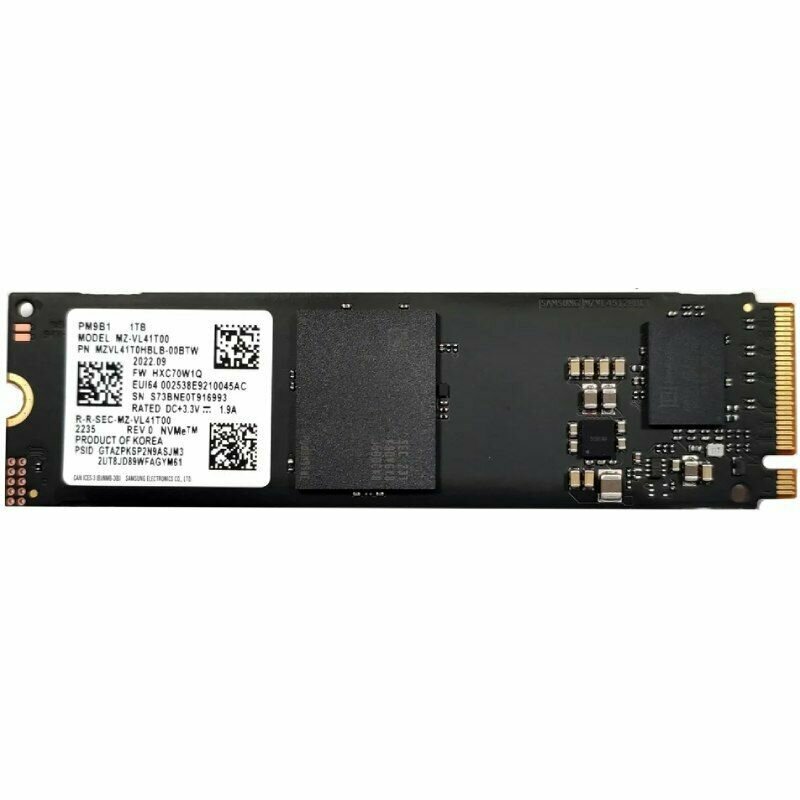 Внутренний SSD диск SAMSUNG PM9B1 1024GB M.2 (MZVL41T0HBLB-00B07)