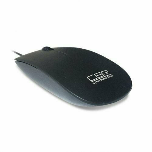 Мышь проводная CBR Optical Mouse CM104 Black 32000₽
