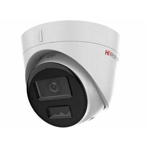 ip камера altcam idmv41ir c разрешением 4 0 мп HiWatch DS-I253M(C)(2.8 mm) 2 Мп уличная IP-камера с гибридной Smart-подсветкой и встроенным микрофоном