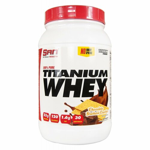 100% Pure Titanium Whey, 897-942 г, Vanilla Butterscotch / Ванильная Ириска