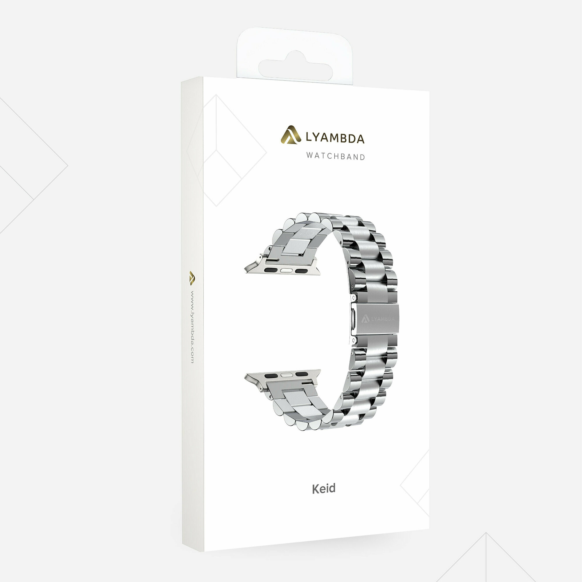 Lyambda Ремешок из нержавеющей стали Keid для Apple Watch 42/44 mm — фото 11