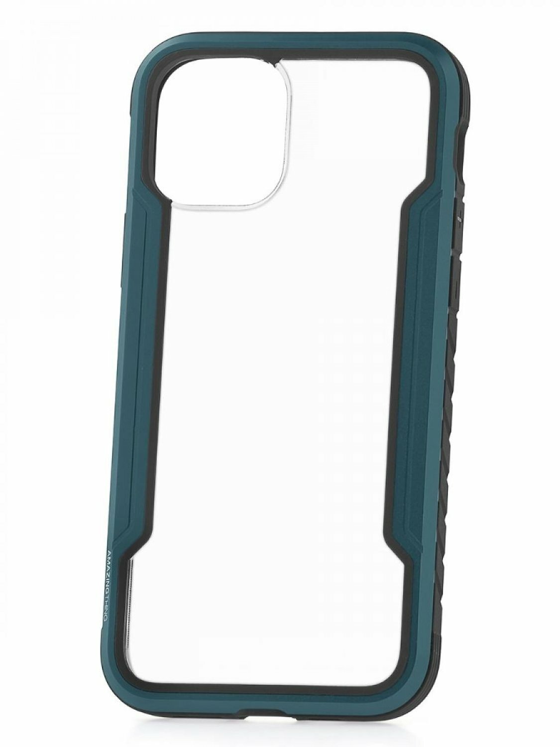 Чехол для Apple iPhone 12 Pro Max Amazingthing синий, противоударный силиконовый бампер, пластиковый кейс, накладка с защитой камеры
