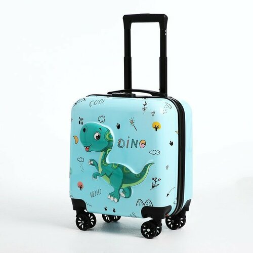 фото Чемодан , ручная кладь, голубой нет бренда