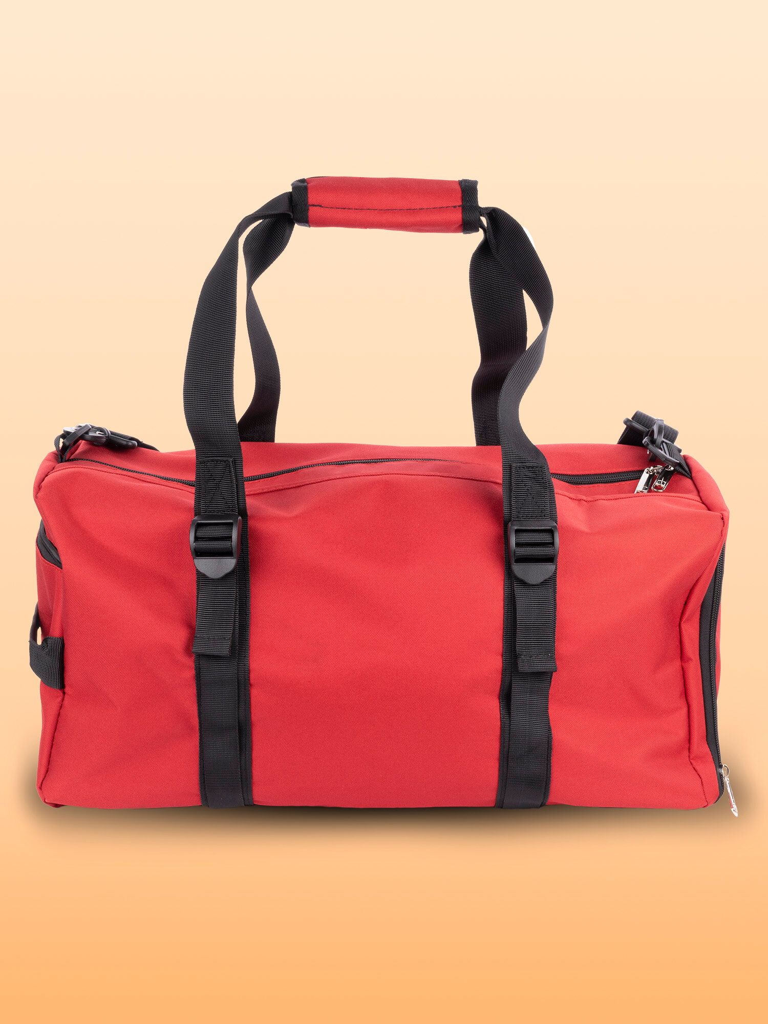 Сумка спортивная сумка-рюкзак Galteria AL008-3, 36 л, 27х27х50 см, ручная кладь, отделение для обуви, отделение для ноутбука, плечевой ремень, водонепроницаемая, быстросохнущая, красный - фотография № 5