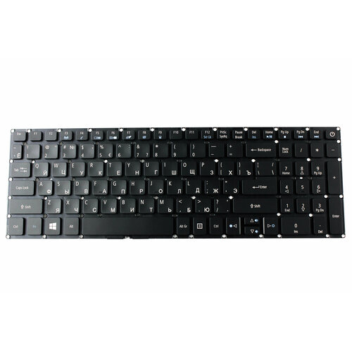 Клавиатура для Acer TravelMate P259-MG черная без рамки